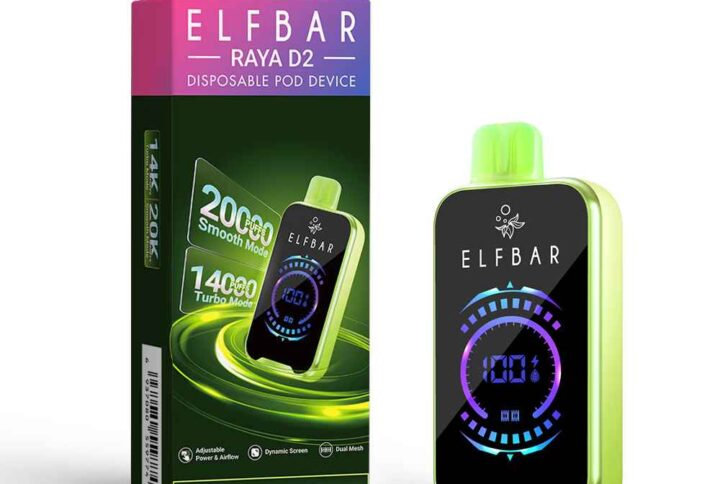 ELFBAR RAYA D2 KIWI PASSION FRUIT GUAVA