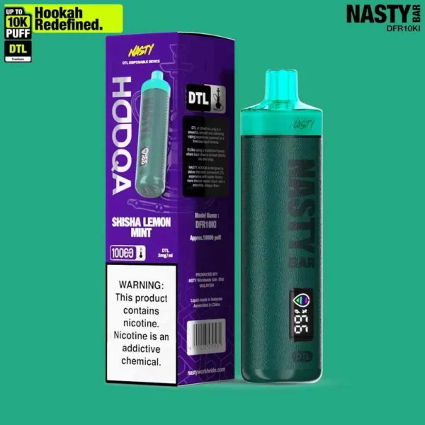 Nasty DTL 10000 Shisha Lemon Mint