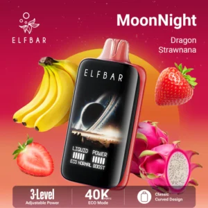 ELF BAR Moon Night 40K Puffs – Dragon Strawnana