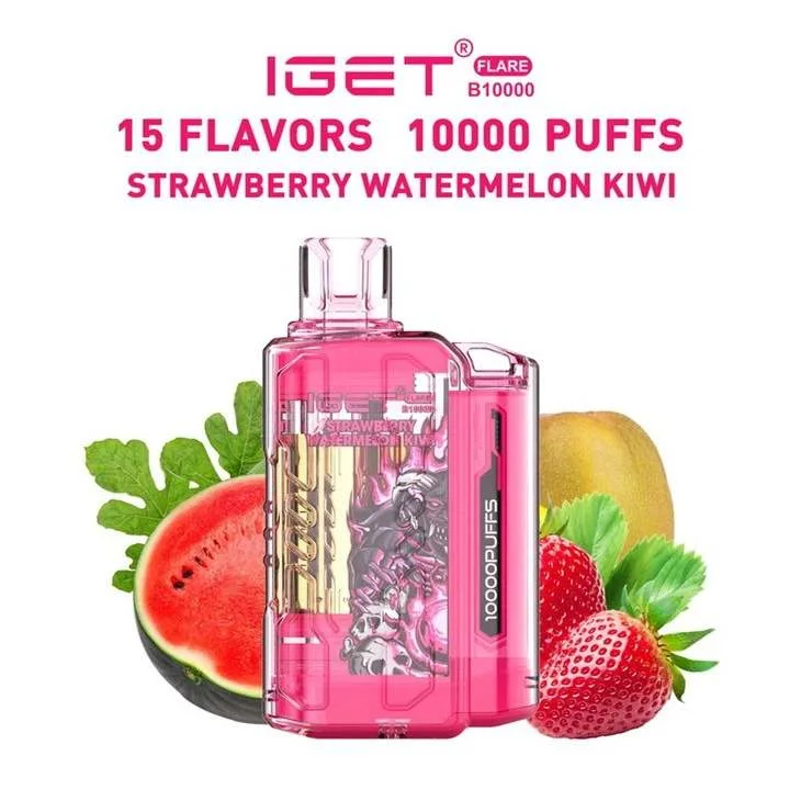 IGET FLARE B10000 Strawberry Watermelon Kiwi
