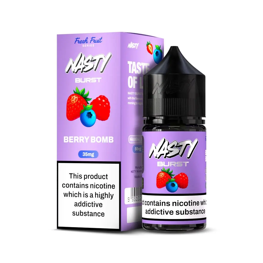 Nasty Burst Nic Salts Berry Bomb