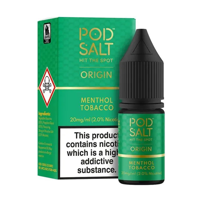 POD SALT Menthol Tobacco Nicotine Salt