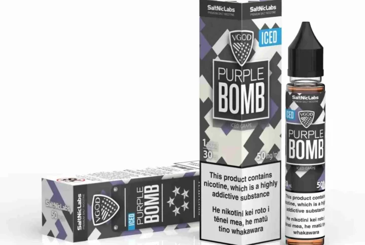 VGOD Nicotine Salt Iced Purple Bomb