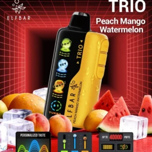 Buy Elf Bar Trio - Peach Mango Watermelon - 40k Puffs