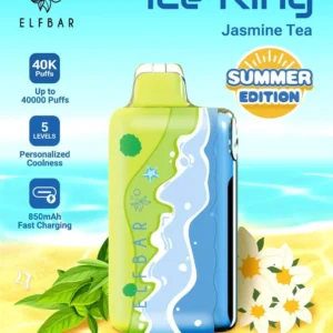ELF BAR ICE KING – SUMMER EDITION – JASMIN TEA – 40K PUFFS