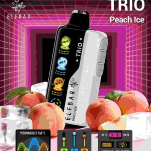 Elf Bar TRIO 40000 Puffs - Peach ice
