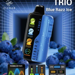 Elf Bar Trio 40K Puffs Blue Razz Ice