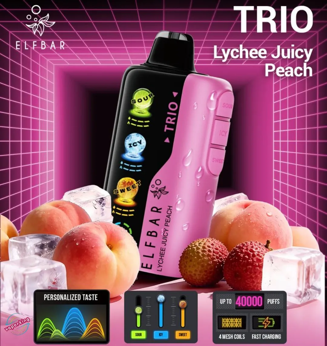 Elf Bar Trio Lychee Juicy Peach