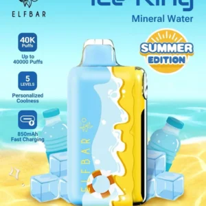 ELF BAR ICE KING – SUMMER EDITION – MINERAL WATER – 40K PUFFS