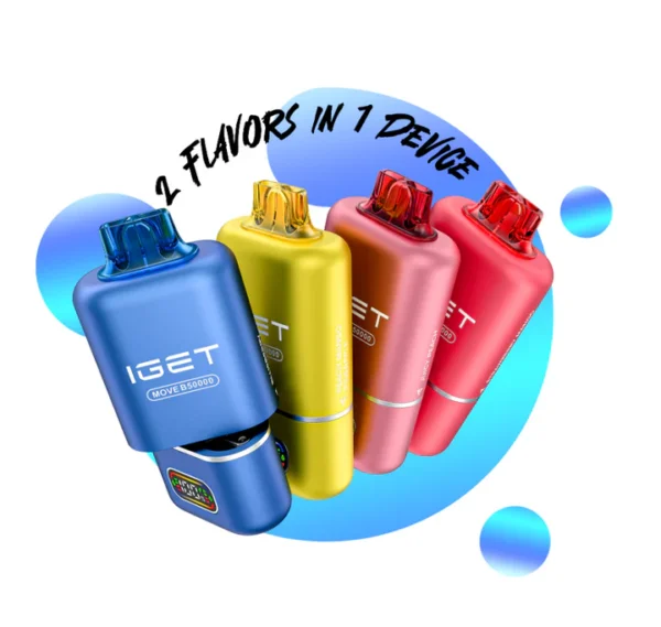 IGET MOVE Disposable Vape – 50K Puffs Dual Flavour Device