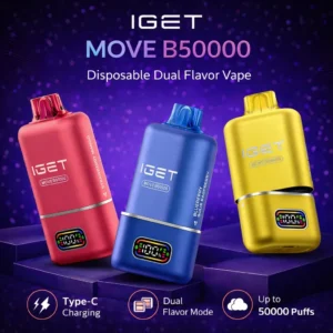 Iget Move - Lush Ice + Watermelon Bubblegum - 2 flavours in 1 device