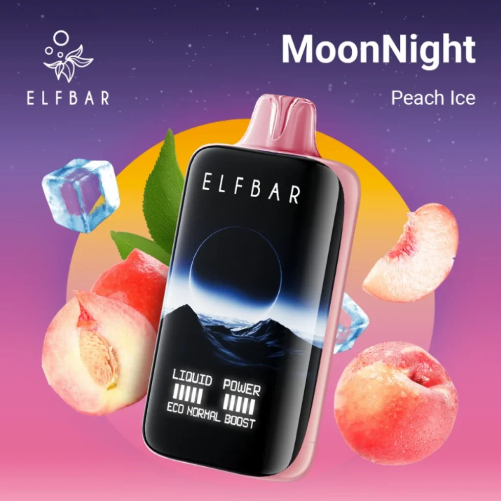 Elf Bar Moon Night 40K – Peach Ice