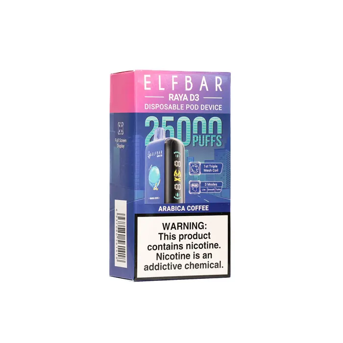 Elf Bar Raya D3 Arabica Coffee – 25000