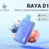 ELF BAR RAYA D1 - Peach Lychee Blackcurrant