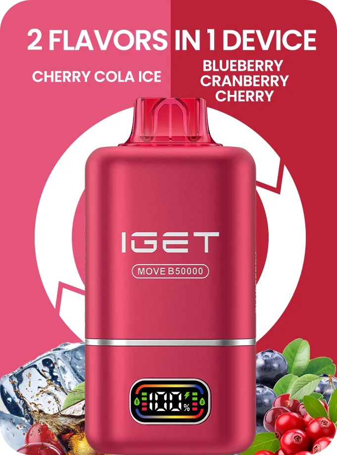 IGET MOVE Cherry Cola Ice + Blueberry Cranberry Cherry – 50