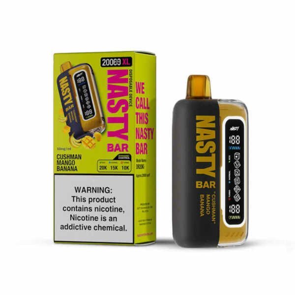 NASTY BAR XL 20K Cushman Mango Banana 5% Nic – Type C Rechargeable