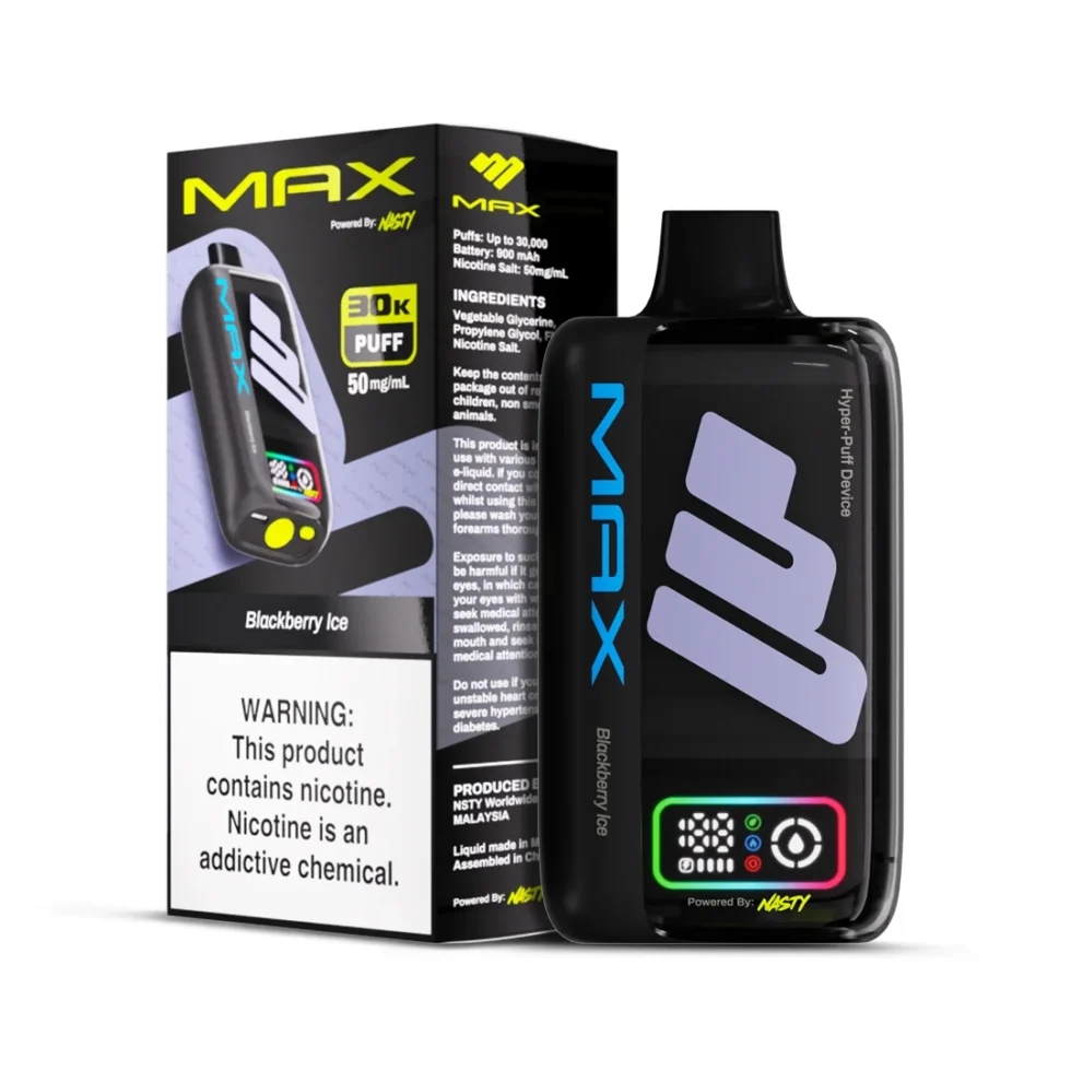 Nasty Max 30K Blackberry Ice