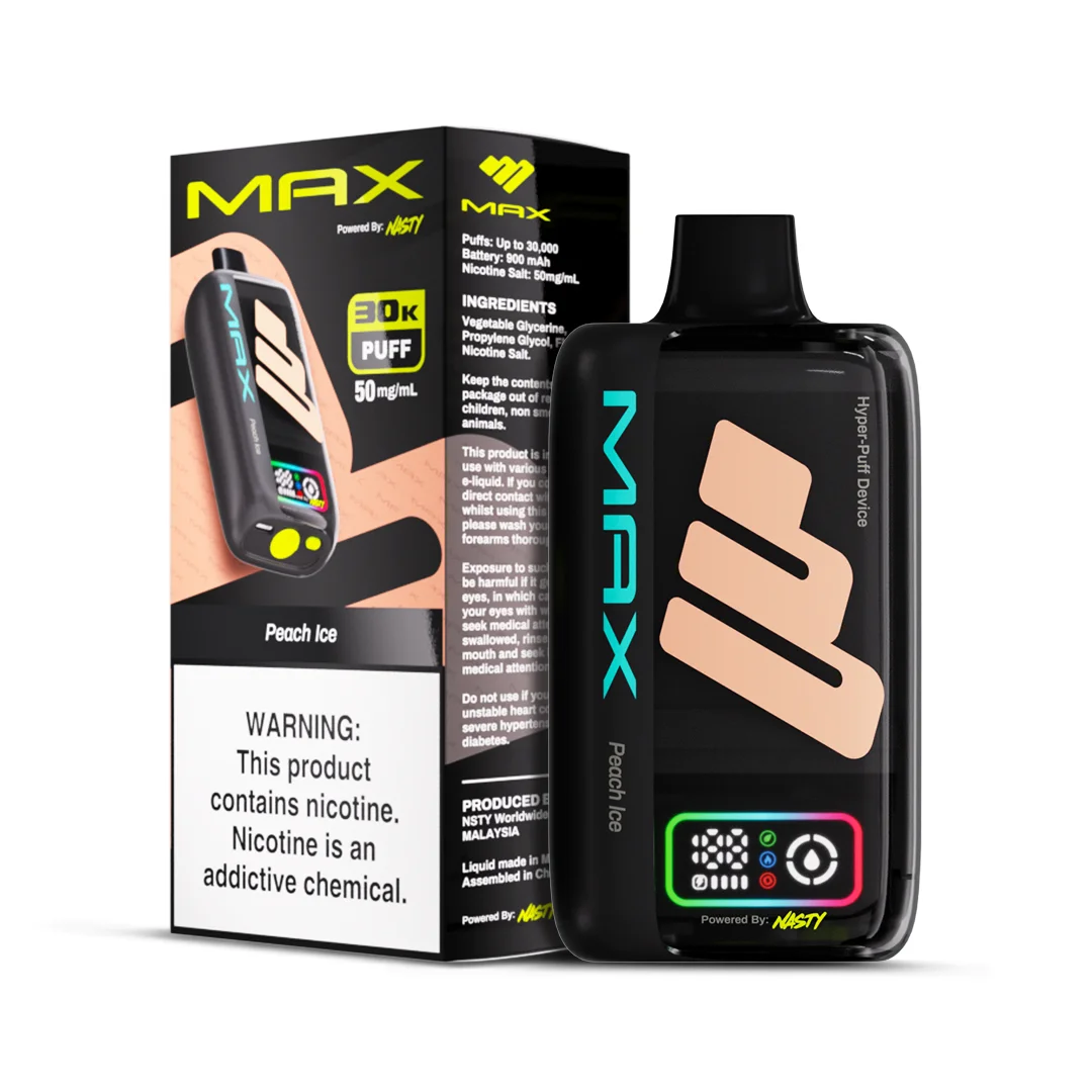 Nasty Max 30K Peach Ice
