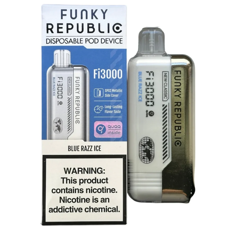 Funky Republic Fi3000 – Blue Razz Ice