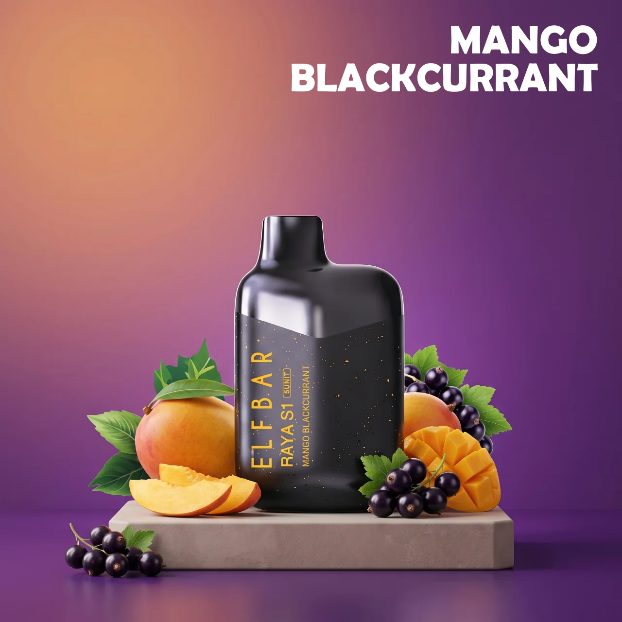 ELF BAR RAYA S1 15K Puffs – Mango Blackcurrant