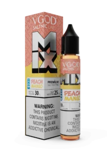 Vgod Nicotine Salt- Iced Peach Mango