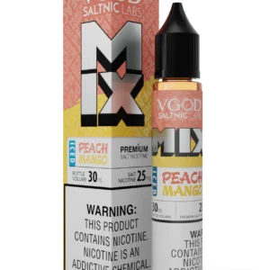 Vgod Nicotine Salt- Iced Peach Mango
