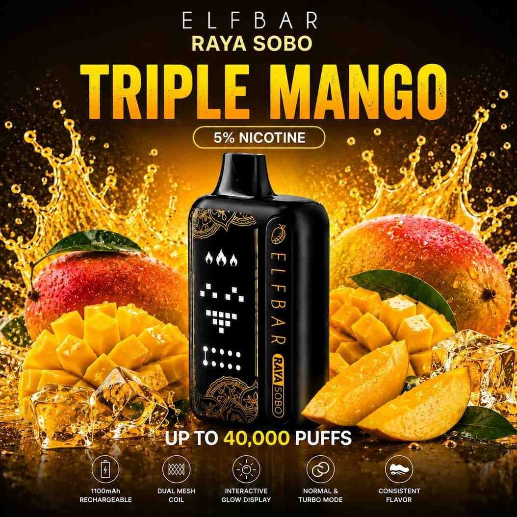 Elf Bar Raya SOBO - Triple Mango