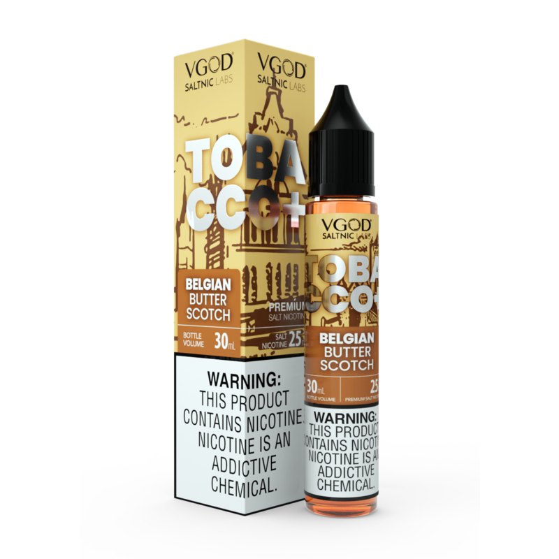 VGOD Tobacco Plus – Belgian Butterscotch SaltNic