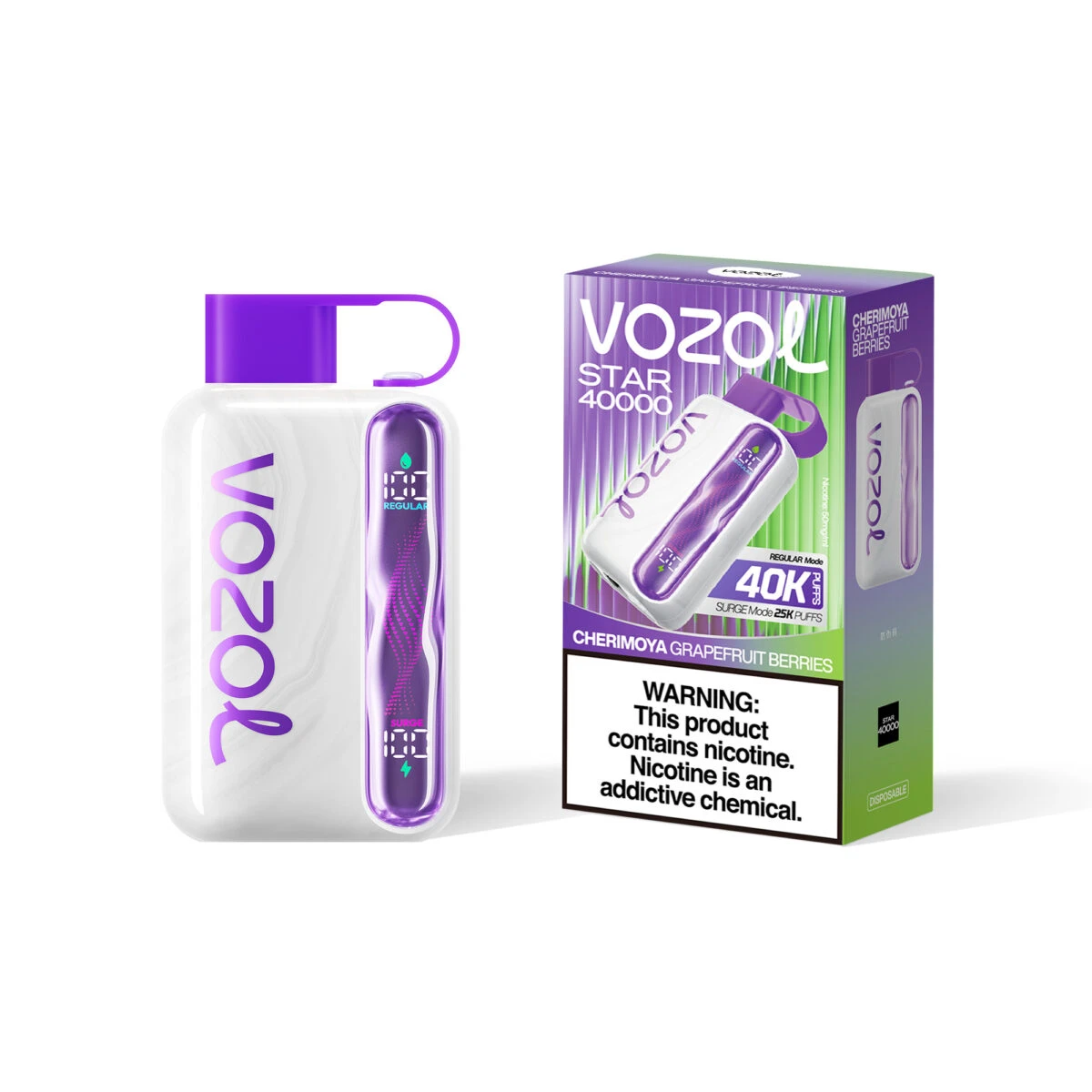 VOZOL STAR Cherimoyo Grapefruit Berries – 40
