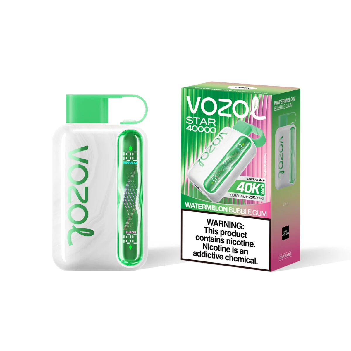 VOZOL STAR Watermelon Bubblegum – 40