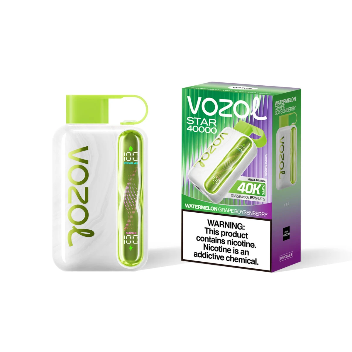 VOZOL STAR Watermelon Grape Boysenberry – 40