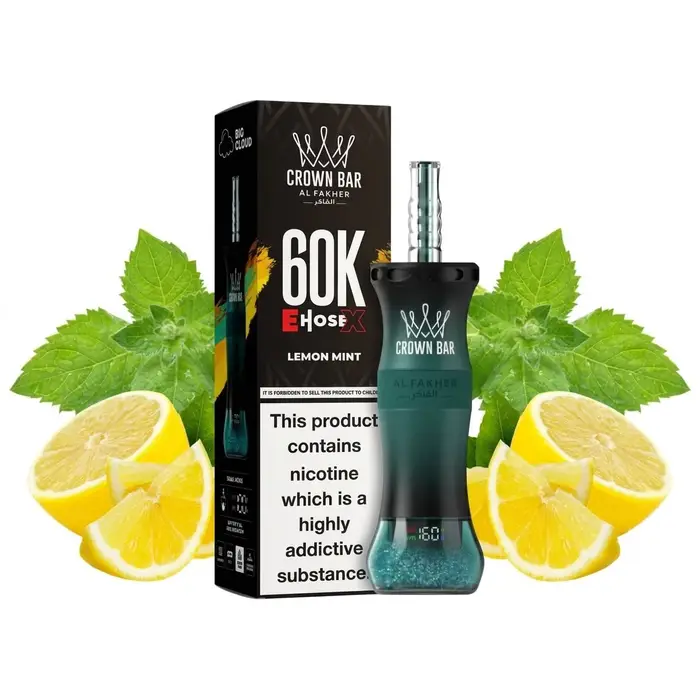 Lemon Mint - Al Fakher Crown Bar E-Hose X 60K Puffs
