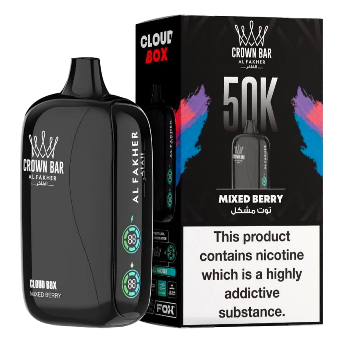 Mixed Berry - Al Fakher 50000 Puffs Cloud Box