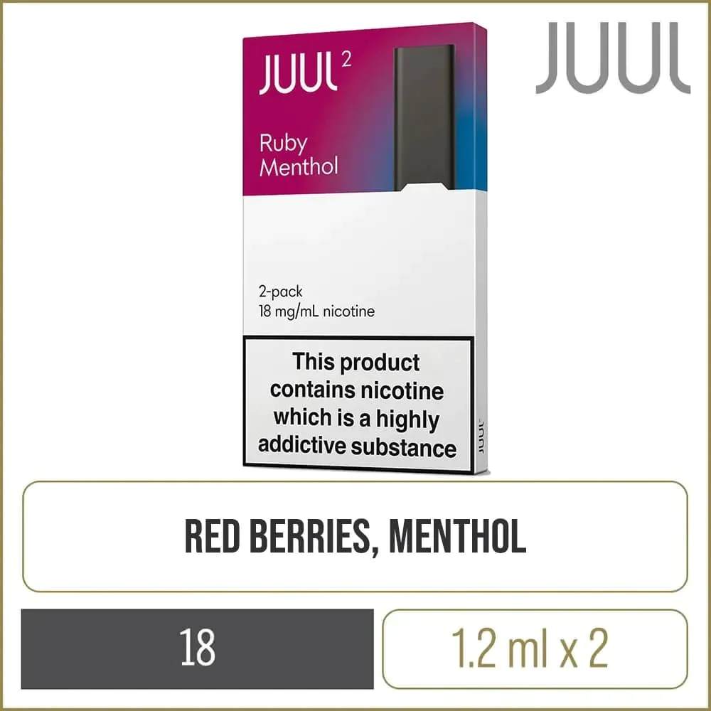 JUUL2 Ruby Menthol Pods(2 Pods)