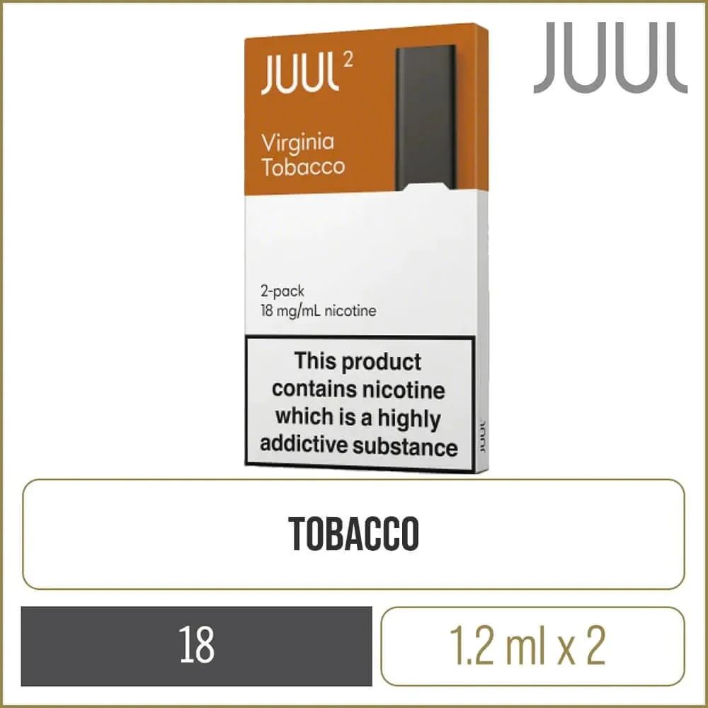 JUUL2 Virginia Tobacco Pods (2 Pods)